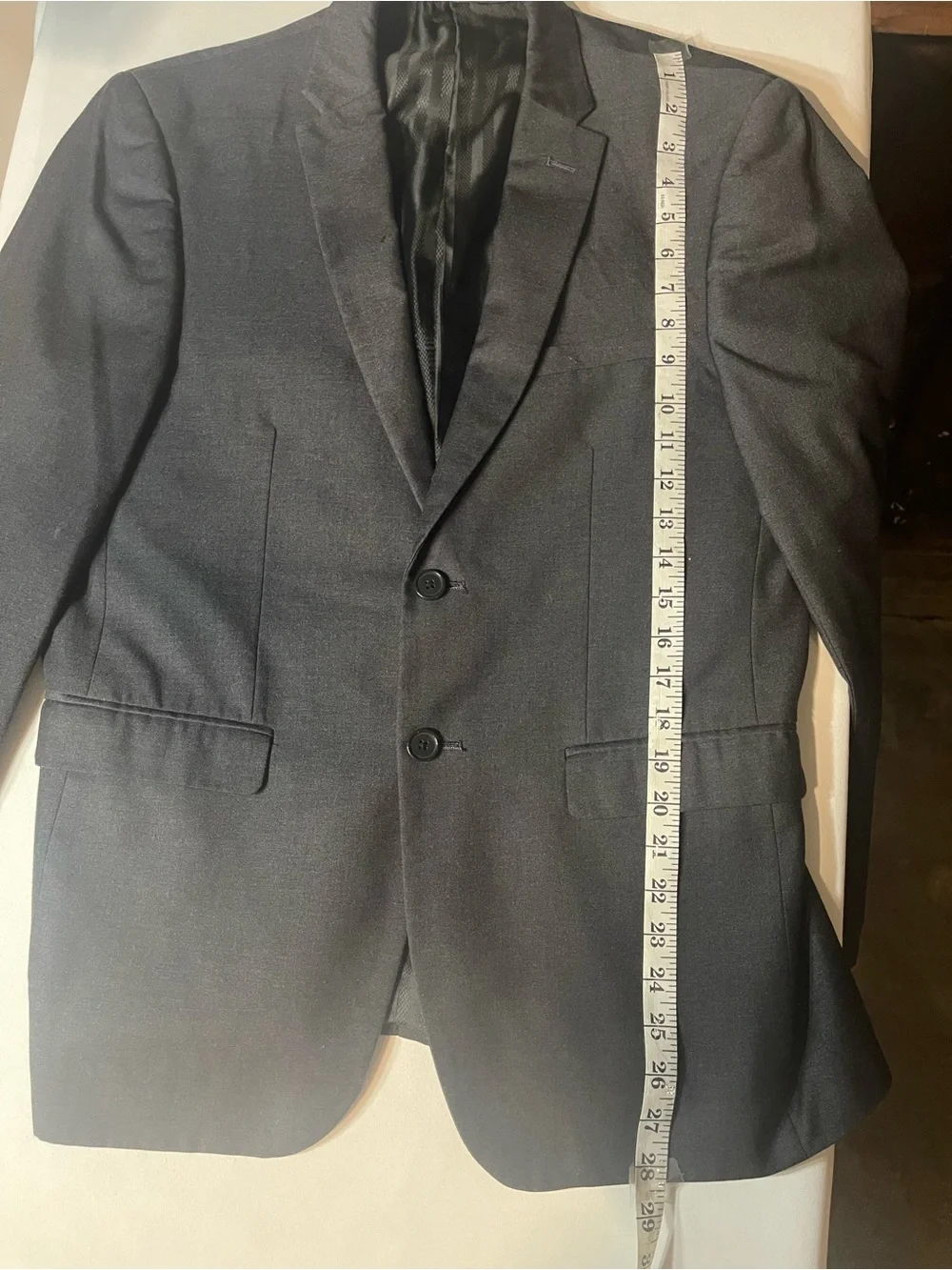 Elegant Charcoal Men's Blazer